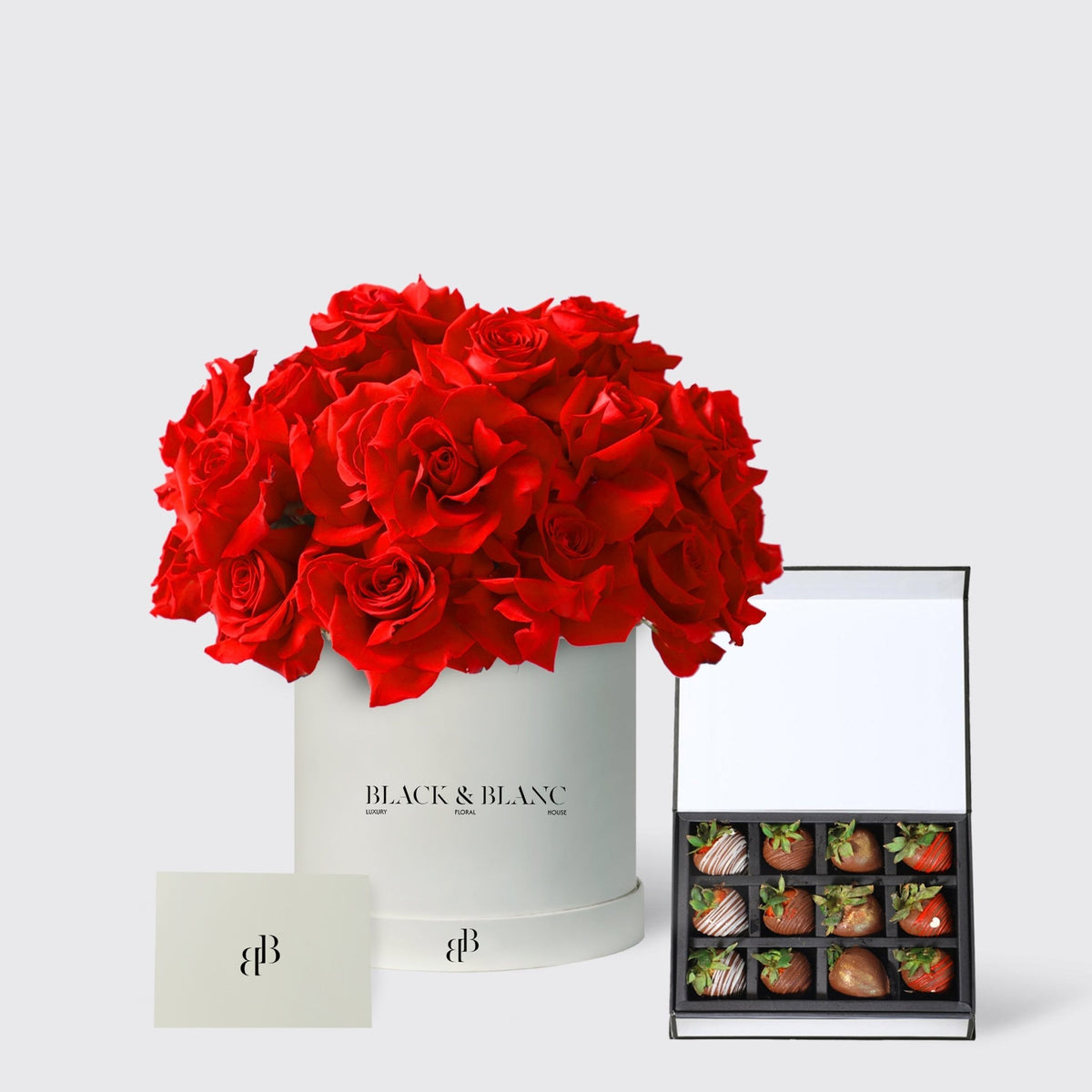 Valentines Strawberries Bundle - BLACK & BLANC