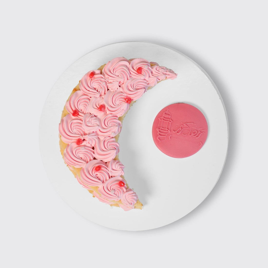 Vanilla Rose Cake - BLACK AND BLANC