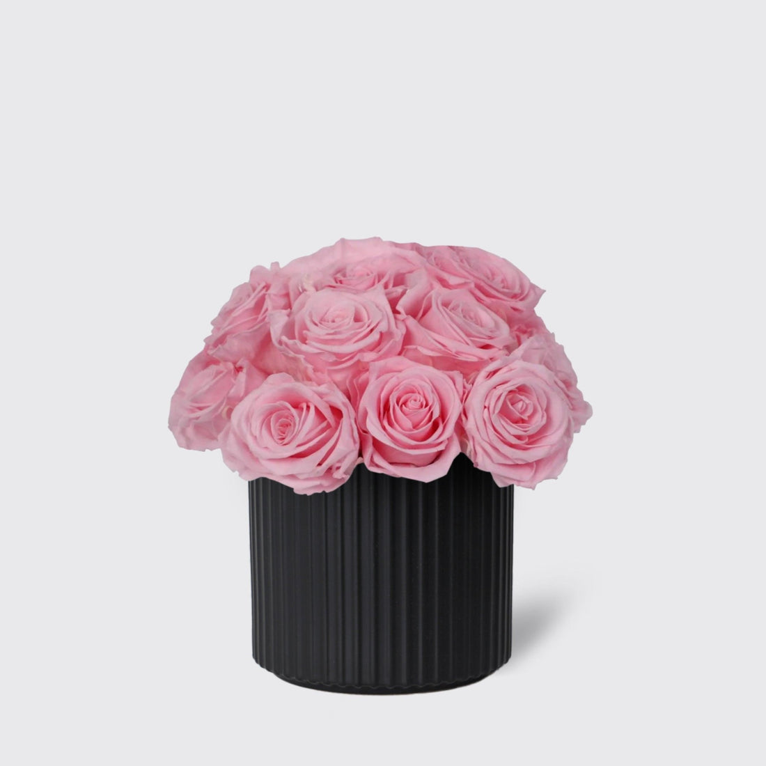 Vase - Infinity Roses - BLACK AND BLANC