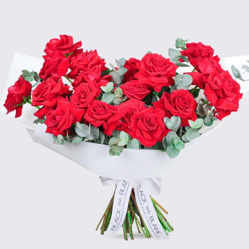 Vivid Passion Bouq - BLACK AND BLANC