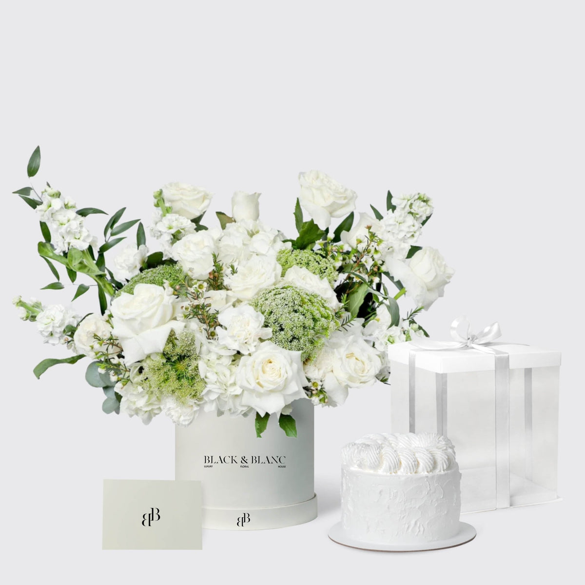 Whispering White Set - BLACK AND BLANC