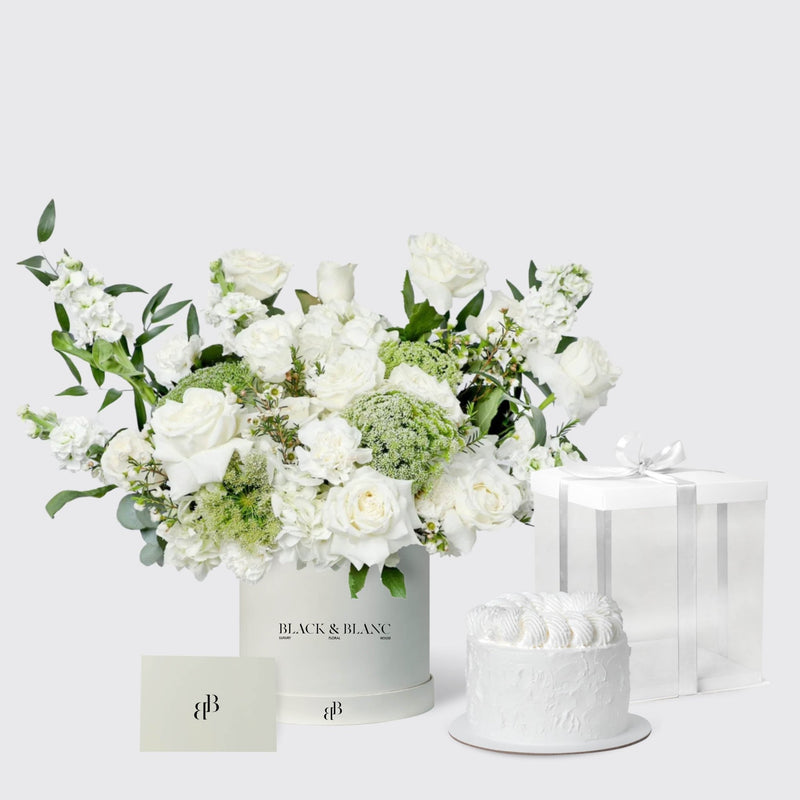 Whispering White Set - BLACK AND BLANC