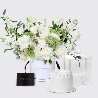 Whispering White Set - BLACK AND BLANC