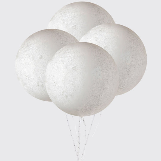 White Balloons (4Pcs) - BLACK AND BLANC