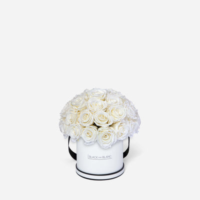 White Dôme Classic - Infinity Roses - Le Medium / White