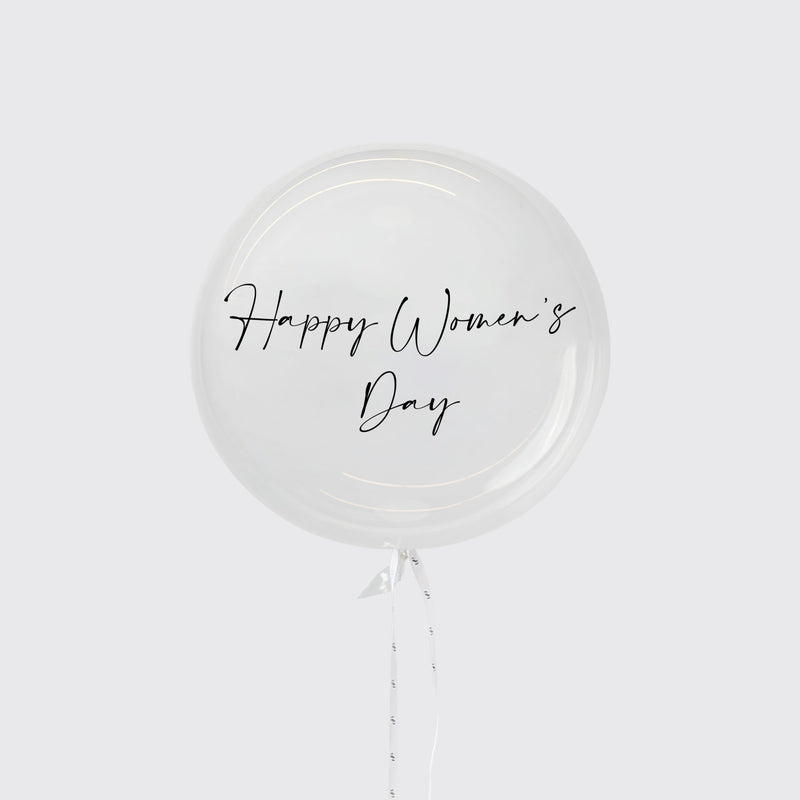 Women's Day Balloon - BLACK & BLANC