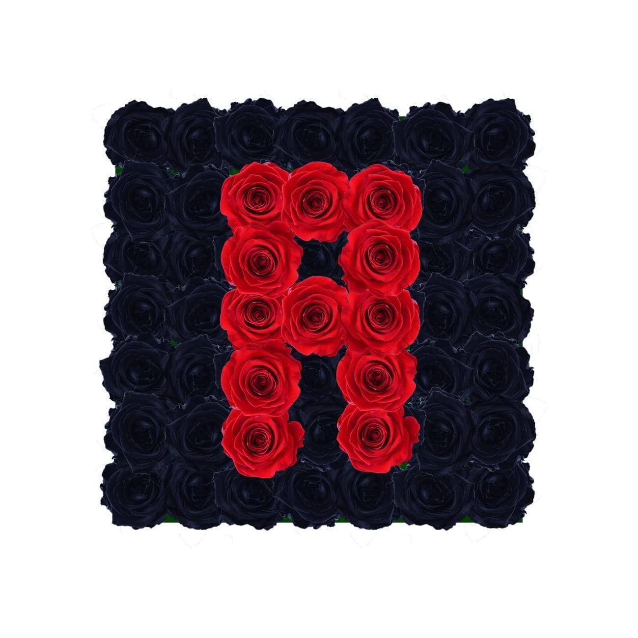 Letter A - Infinity Roses