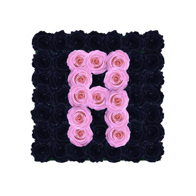 Letter A - Infinity Roses